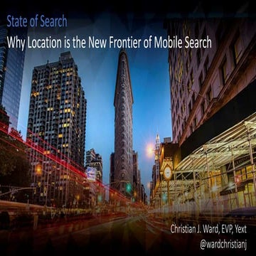Why Location Is the New Frontier of Mobile Search
