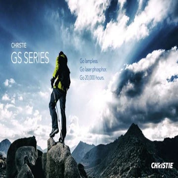 Christie G Series | PPTX