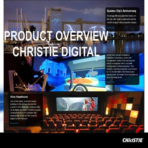 Christie Digital Display solution.