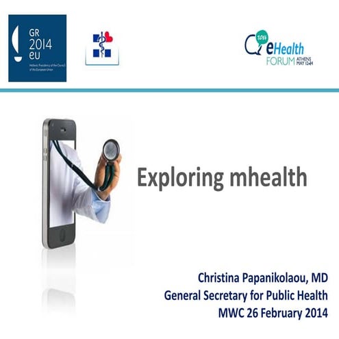 Christina Papanikolaou Health Department Greece #MWC14 #mHealth