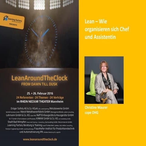 Lean – Wie organisieren sich Chef und Assistentin?