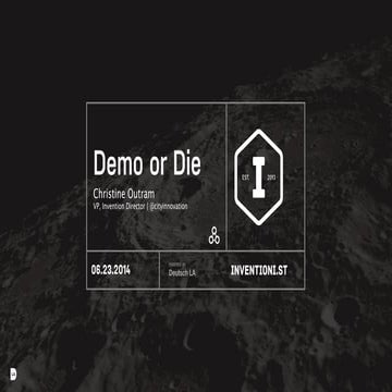 Demo or Die: Where advertising meets product design