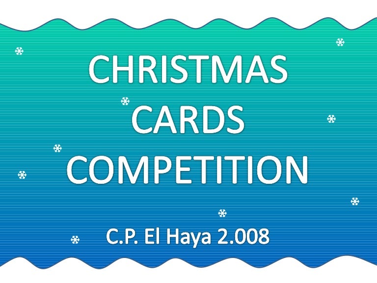 Christmas Cards Competition