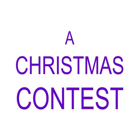 Christmas contest
