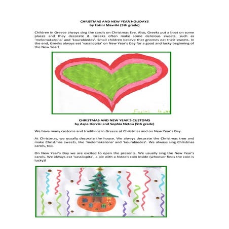 Greek Christmas and New Year's Customs