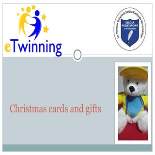 Christmas cards and gifts