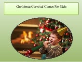 Christmas carnival games for kids