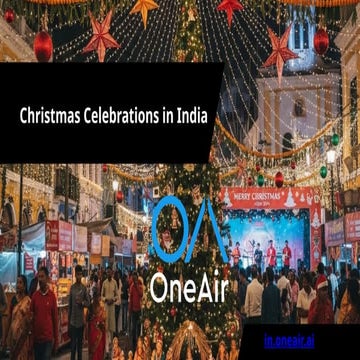 Christmas Celebrations in India - in.oneair.ai