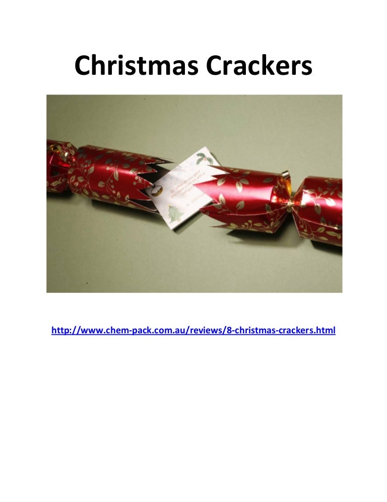 Use of Christmas Crackers