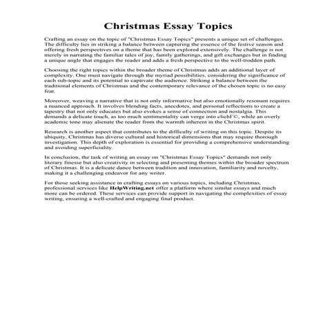 Christmas Essay Topics.pdf