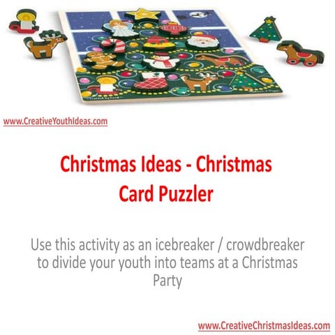 Christmas Ideas - Christmas Card Puzzler