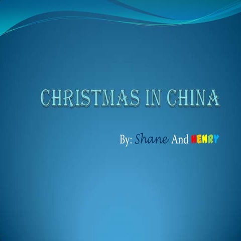 Christmas in china
