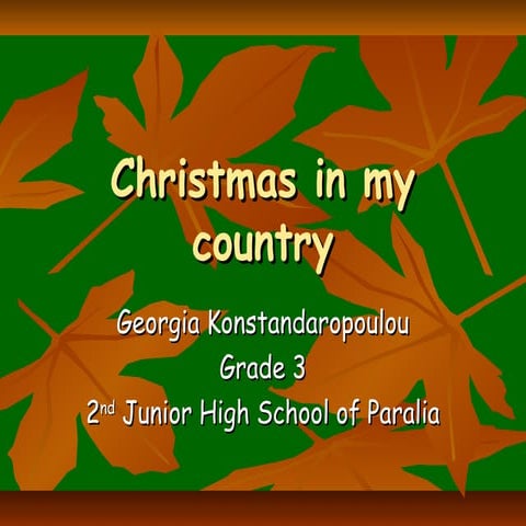 Christmas in greece   georgia konstandaropoulou