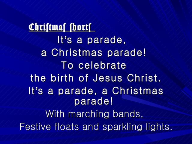 The True Meaning Of Christmas