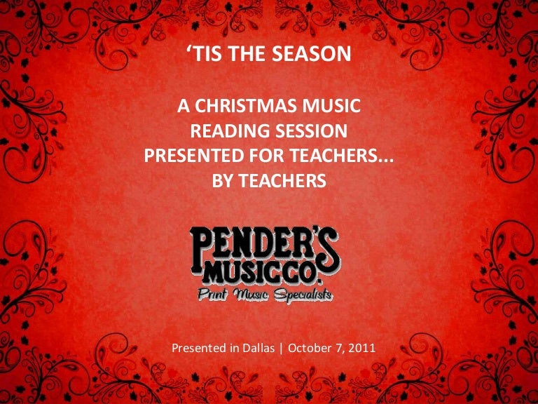 Christmas: Piano Sheet Music Reading Session 2011
