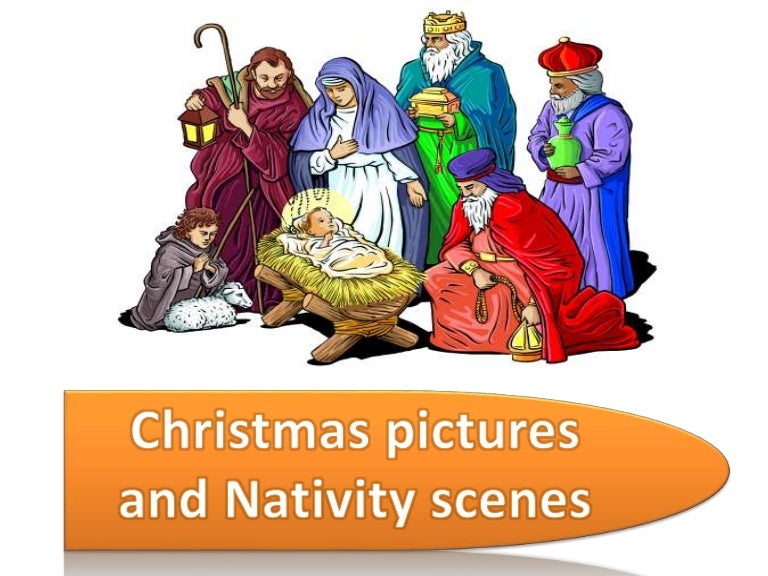 Christmas pictures and nativity scenes