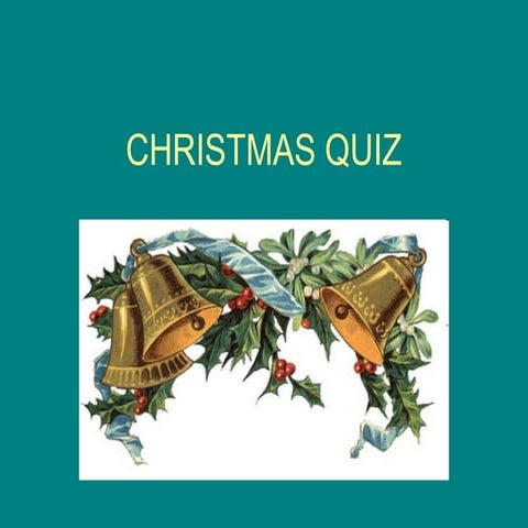 Christmas quiz 
