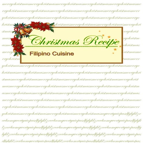 Christmas Recipe
