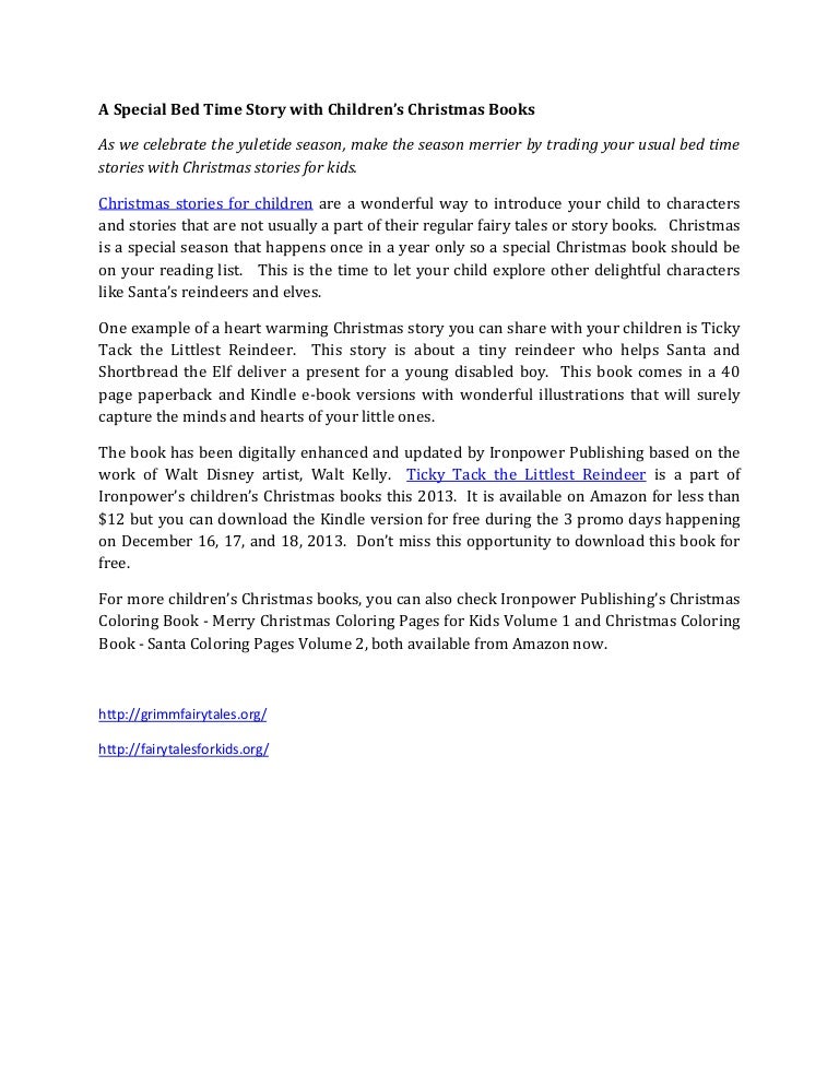 Christmas stories for kids final