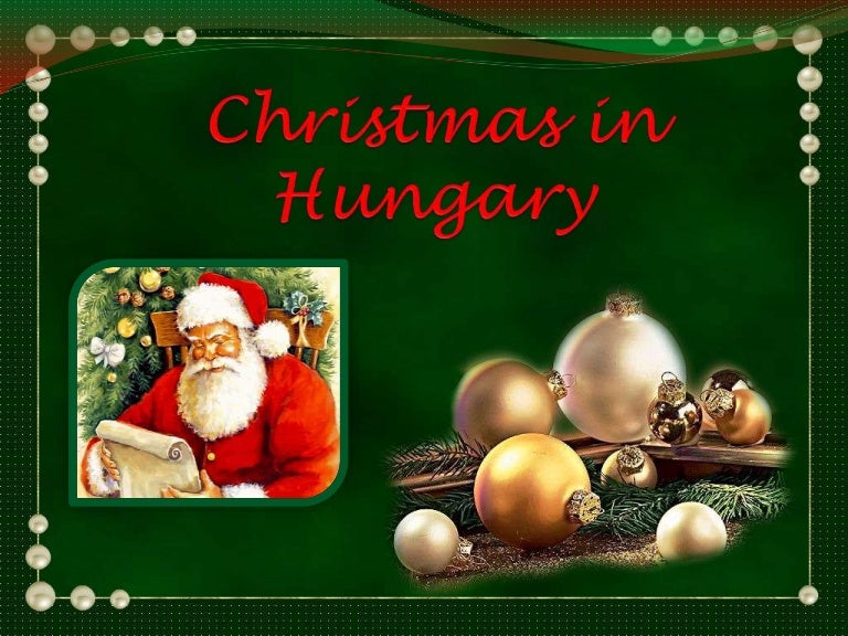 Christmas tradition in Hungary