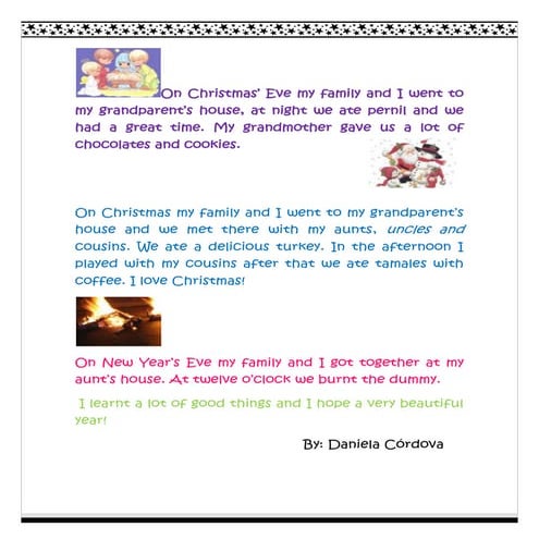 Christmas activities