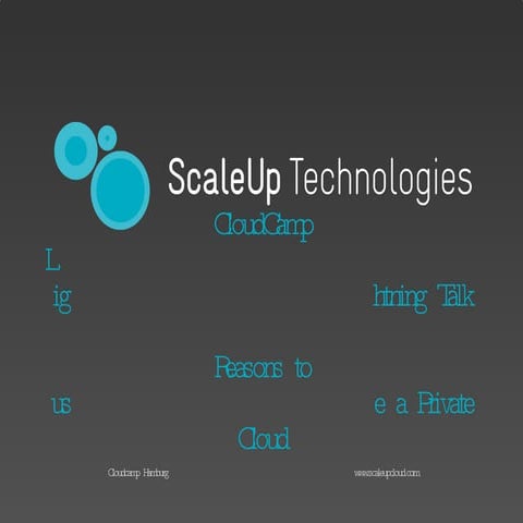 Christoph Streit - Reasons to use a Private Cloud