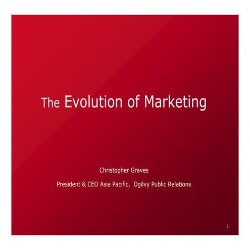 The 4 E's of Marketing (Ogilvy PR)