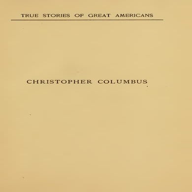 Christopher Columbus