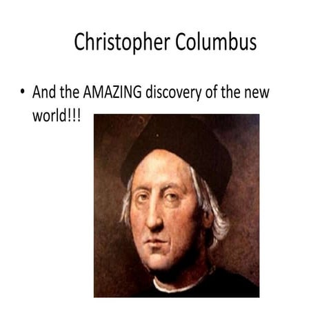 Christopher columbus ppt