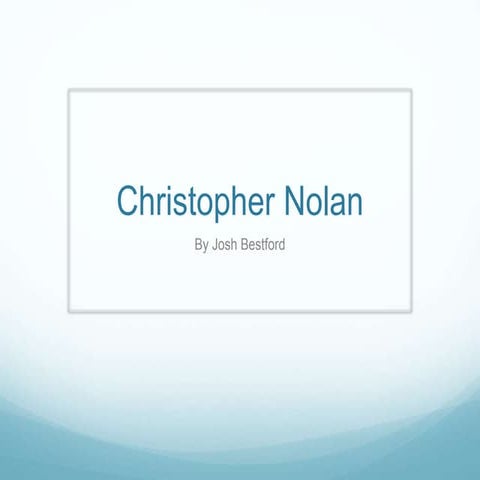 Christopher Nolan 