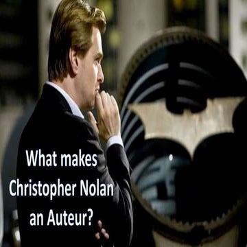 Christopher nolan auteur