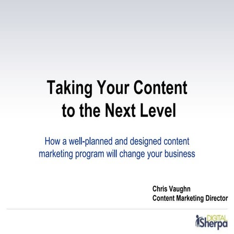 Understanding Content Marketing: Advanced Content Strategies