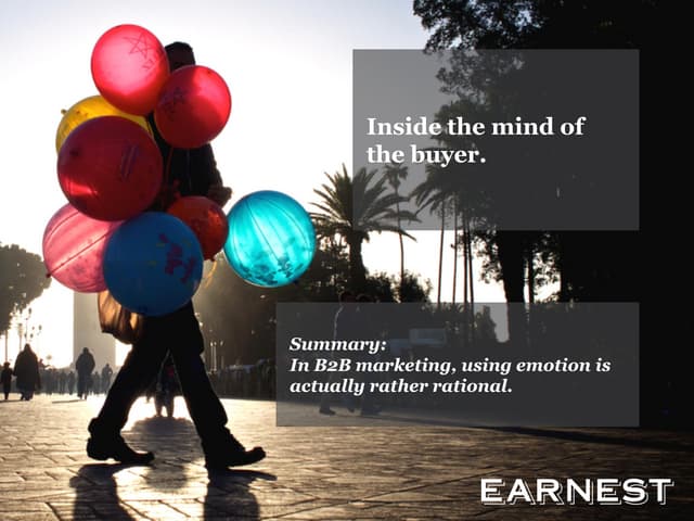 Rational versus emotional – inside the mind of your buyer