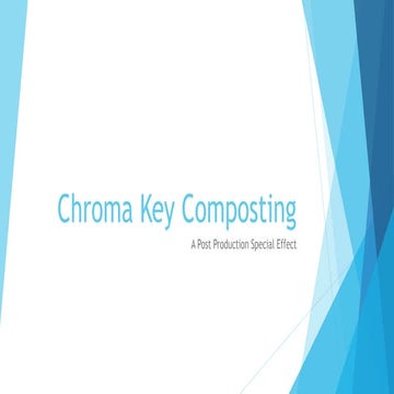 Chroma Key Compositing