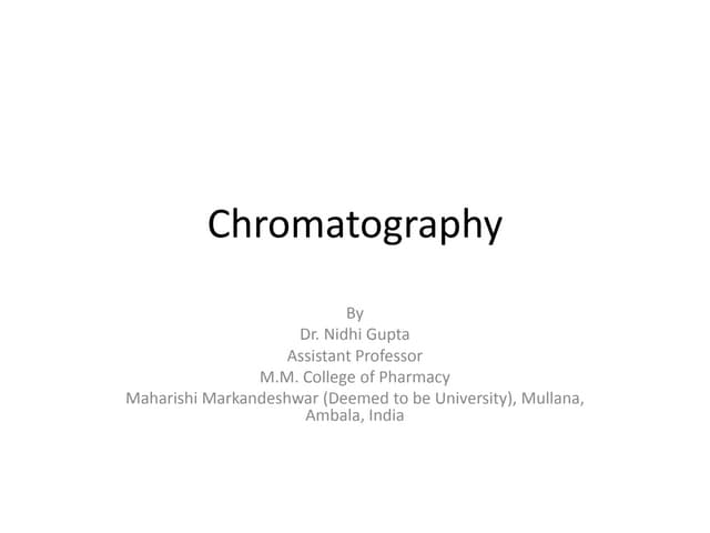 Chromatography.pptx