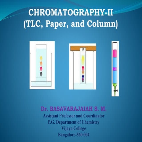 Chromatography Part-II