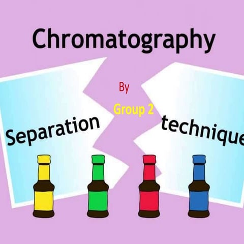 Chromatography; history and its types.