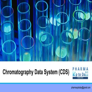 Data Integrity II - Chromatography data system (CDS) in Pharma