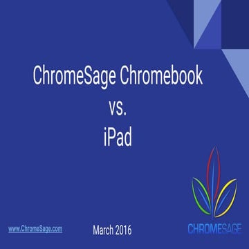 Chromebook vs iPad