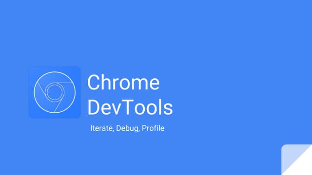 Devfest South West, Nigeria - Chrome Developer Tools
