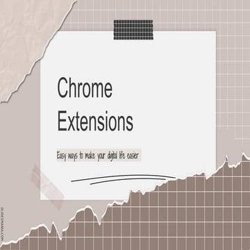 Chrome Extensions - t.pptx