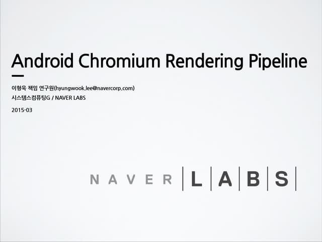 Android Chromium Rendering Pipeline