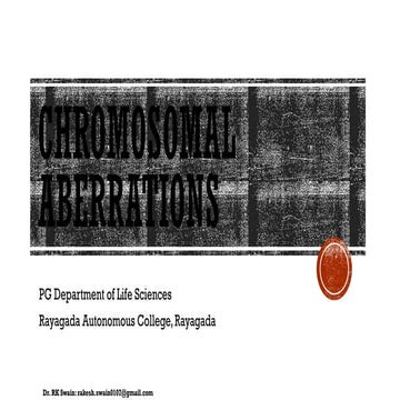 Chromosomal aberration- Structural and Numerical