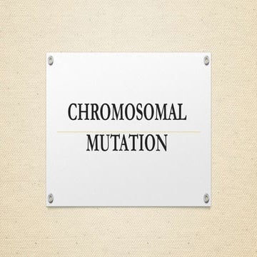 CHROMOSOMALMJTATION.pptx