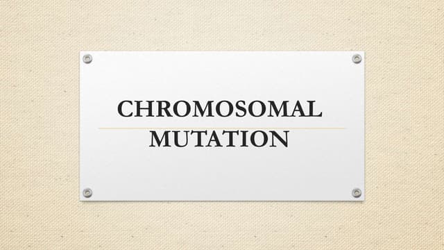 CHROMOSOMALMJTATION.pptx