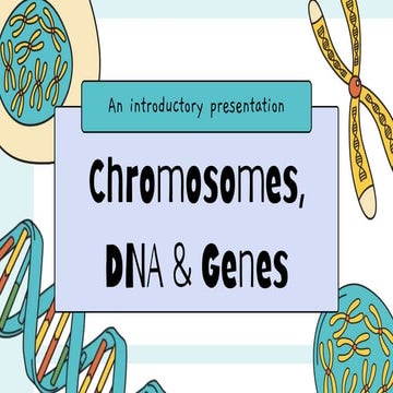 Chromosomes, DNA and Genes Biology Presentation in a Bold Colorful Style (1).pdf