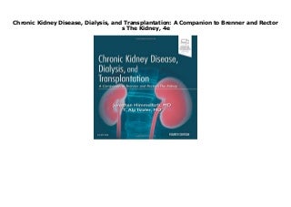 dialysis transplantation
