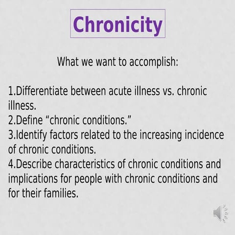 Chronicity | PPT