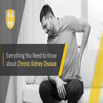 Everything You Need to Know about Chronic Kidney Disease