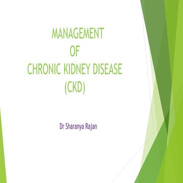 Management of Chronic Kidney Disorder (CKD)